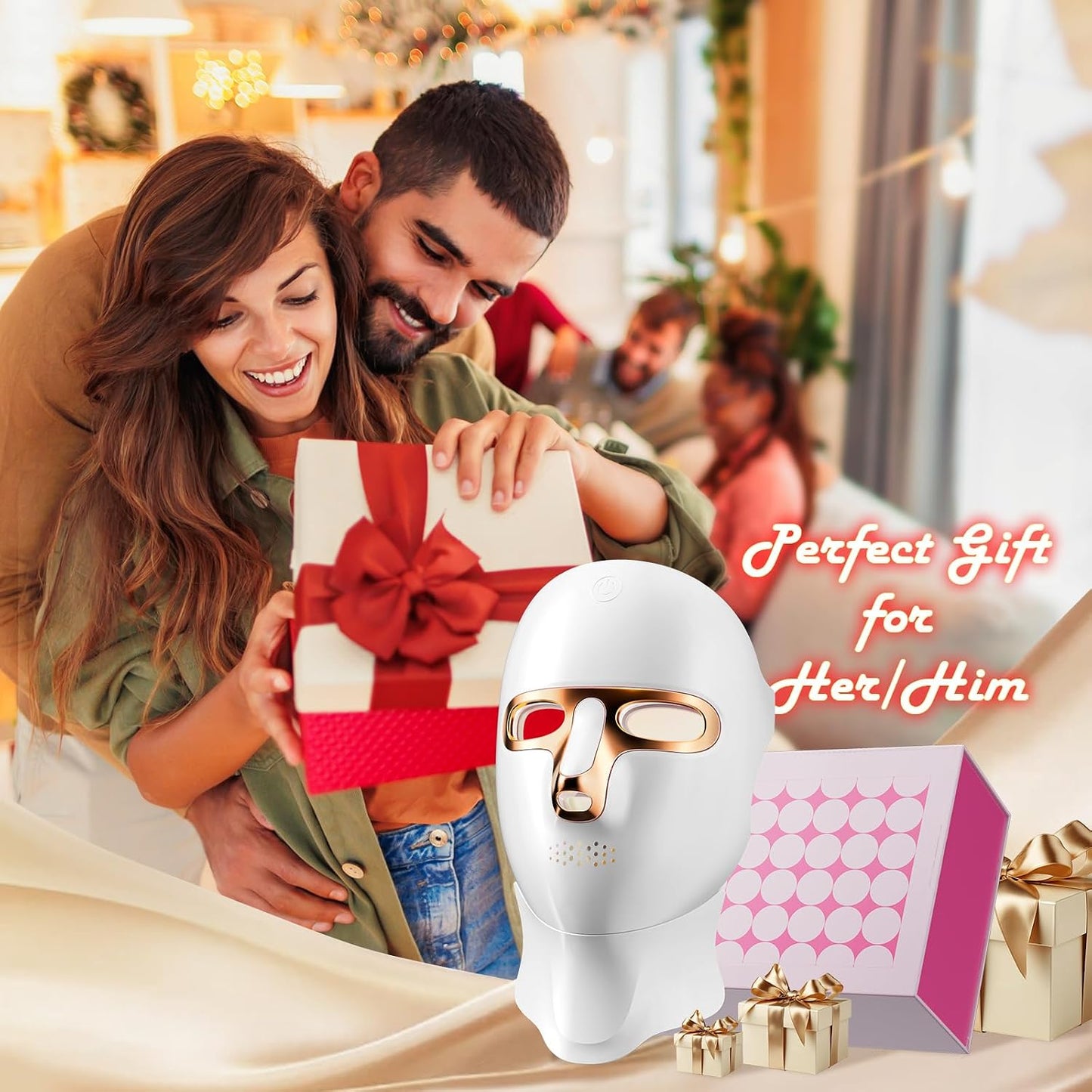 Lumiglow Pro — LED Red Light Therapy Mask | At-Home Anti-Aging & Skin Rejuvenation Device