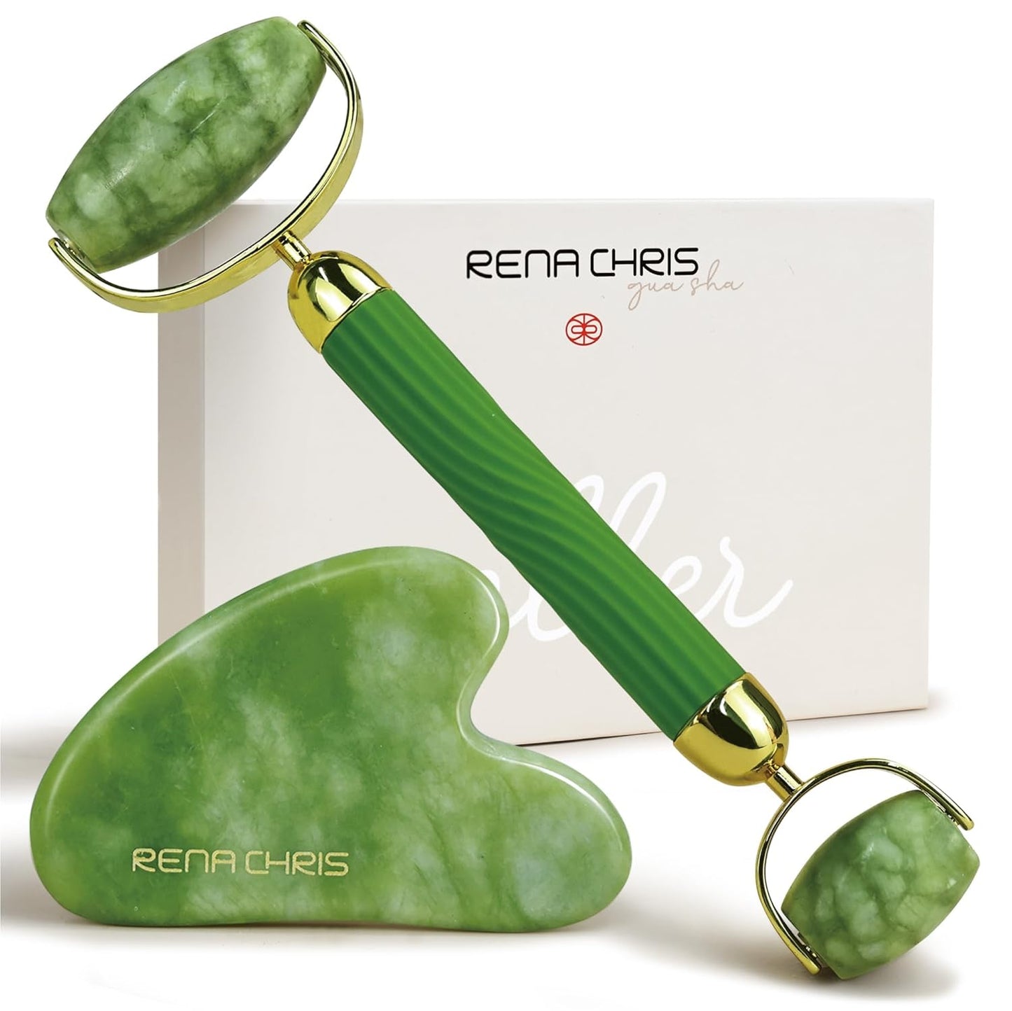Icylift Facial Roller & Gua Sha — Cooling Puffiness Reducer for Jawline & Under-Eye