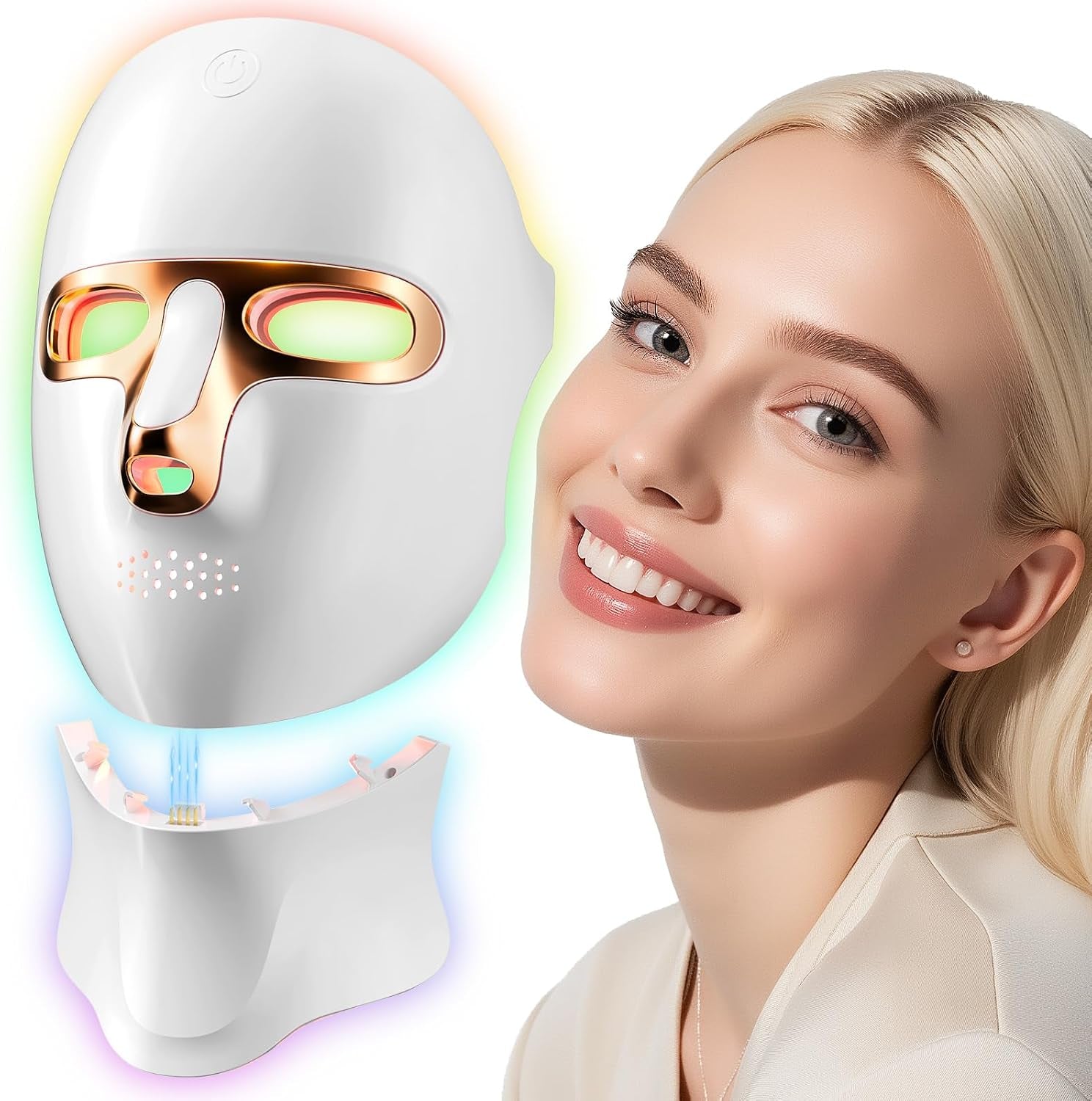 Lumiglow Pro — LED Red Light Therapy Mask | At-Home Anti-Aging & Skin Rejuvenation Device
